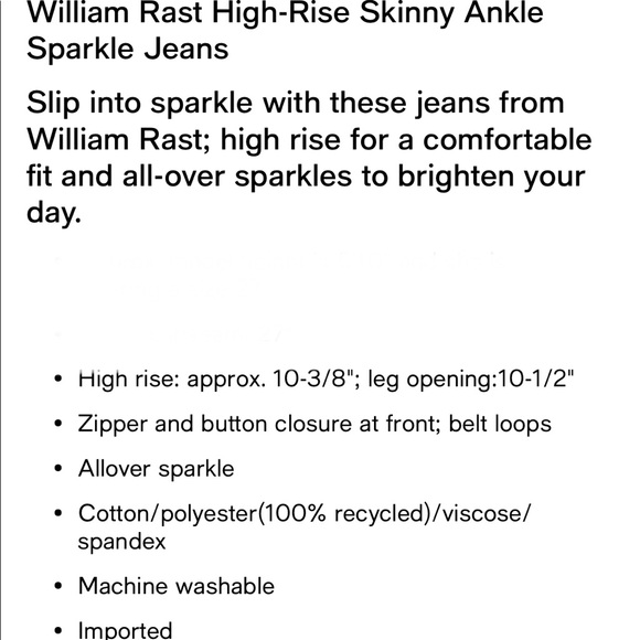 William Rast Sparkle Jeans - Picture 8 of 10